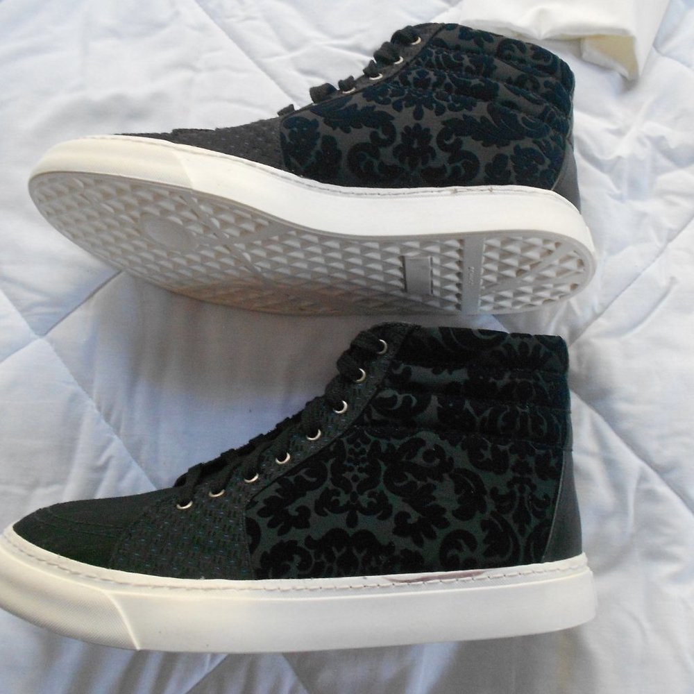 Hache Multi Patterned Women's Textile High Top Sneakers